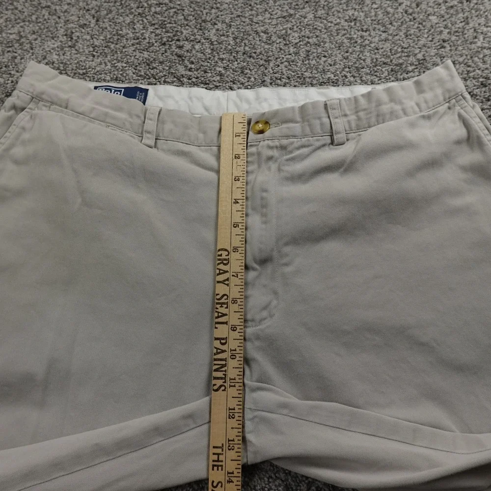 VTG Polo Ralph Lauren Pants Mens 40X32 Beige‎ Prospect Chino Trouser Golf Preppy